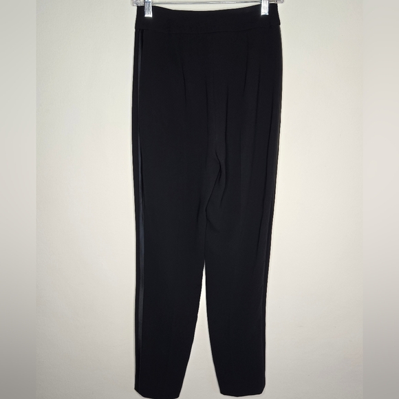 KAREN MILLEN Black Tuxedo Pant with Satin Stripe - Picture 6 of 9